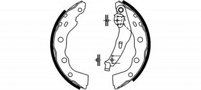 HELLA PAGID 8db355002361 -  Комплект тормозных колодок